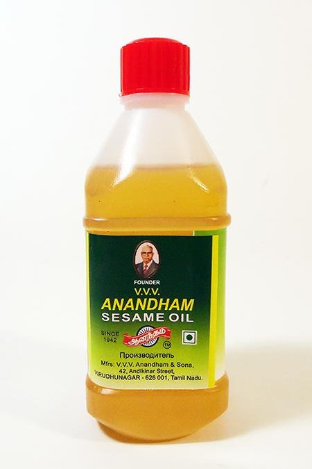 Масло пищевое Кунжутное Sesame oil (Anandham) (200 мл)