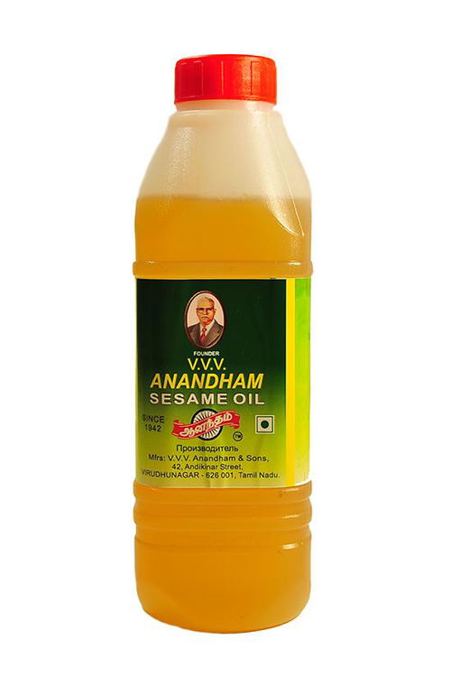 Масло пищевое Кунжутное Sesame oil (Anandham) (500 мл)