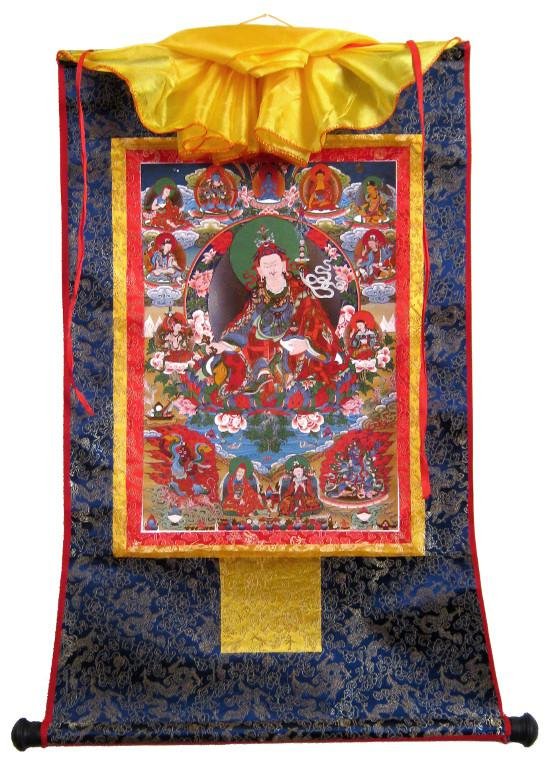 Тханка Гуру Падмасамбхава (печатная), 54 х 82 см, изображение: 30,5 х 44 см
