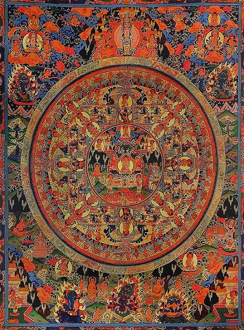 Плакат Воплощения Будды (30 x 40 см)