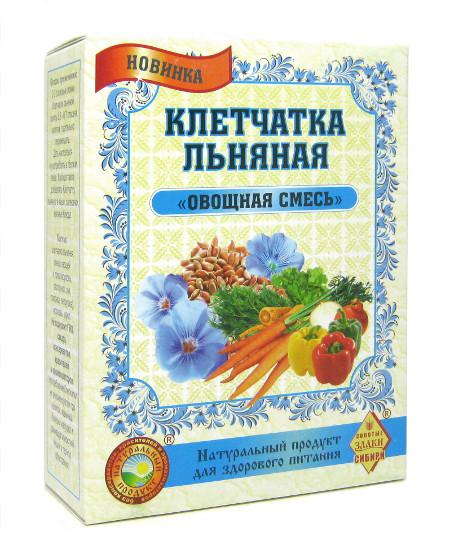 Клетчатка льняная "Овощная смесь" (300 г)