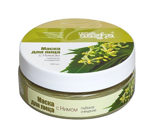 Купить Маска для лица с Нимом Herbals AASHA глубокое очищение в интернет-магазине Ариаварта