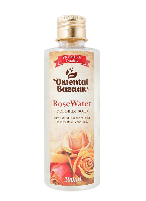 Розовая вода пищевая (Rose Water) 200 мл