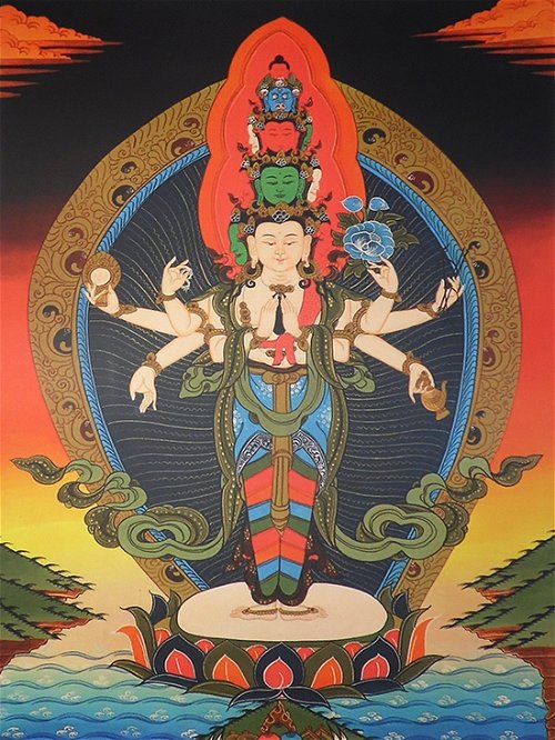 Плакат Авалокитешвара (30 x 40 см)
