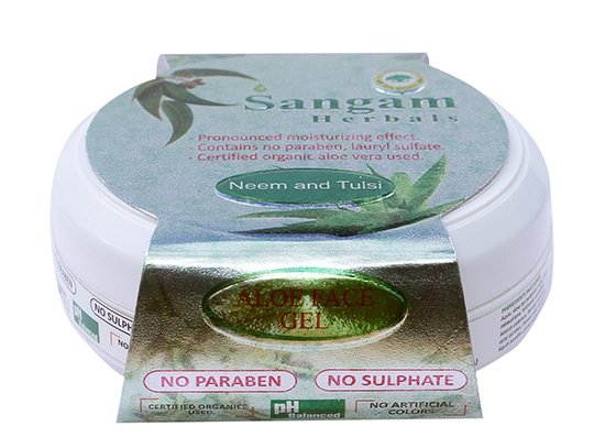 Купить Гель для лица Sangam Herbals Aloe Vera (Neem and Tulsi) в интернет-магазине #store#