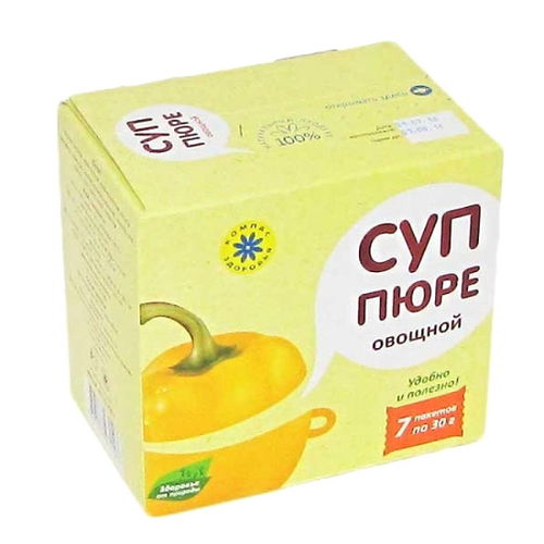 Суп-пюре "Овощной" (7 пакетов по 30 г)