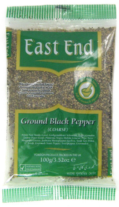 Ground Black Pepper (Coarse) Черный перец грубого помола (100 г)