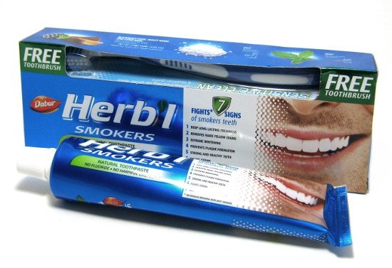 Купить Зубная паста Dabur Herbal Smokers (для курящих), 150 г в интернет-магазине #store#