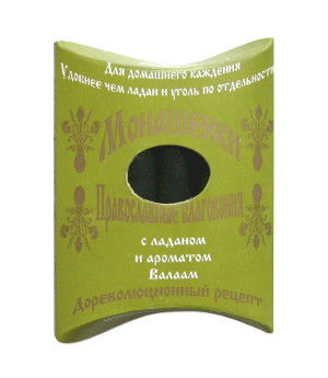 Кадильные свечки Монашенки с ладаном и ароматом Валаам (7 шт.), 7 свечек по 4,8 см