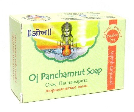 Мыло аюрведическое Панчаамрита Oj Panchamrut Soap (прямоугольная упаковка, 100 г)