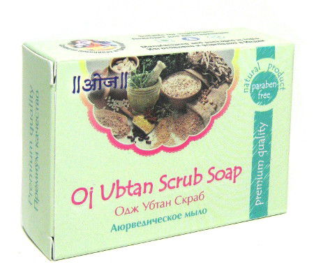 Мыло аюрведическое омололаживающее Oj Ubtan Scrub Soap (100 г)