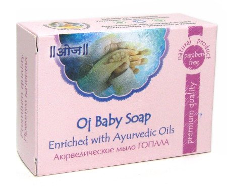 Мыло аюрведическое для детей от 3 месяцев ГОПАЛА Oj Baby Soap, 