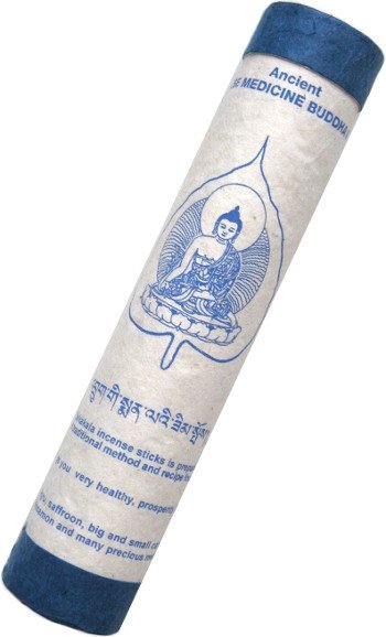 Ancient Bhutanese Medicine Buddha Incense (Древнее бутанское благовоние Будда Медицины), 19 палочек по 18,5 см