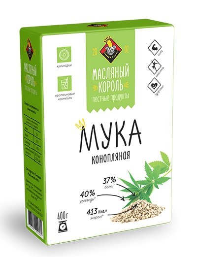 Мука конопляная (300 г) (discounted)