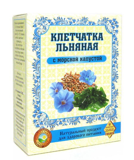 Клетчатка льняная "С морской капустой" (300 г)