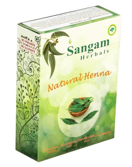 Натуральная хна Sangam Herbals. 