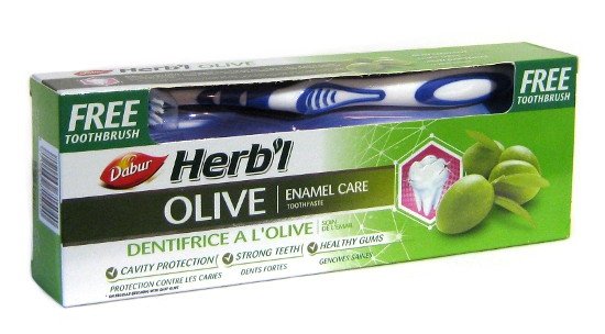 Купить Зубная паста Dabur Herbal Olive (с экстрактом оливы) в интернет-магазине #store#