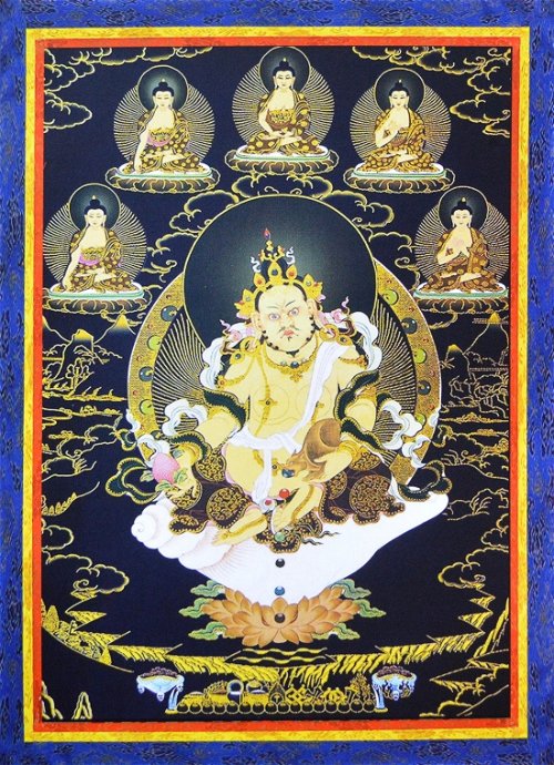 Постер Дзамбала и 5 будд (30 x 40 см)