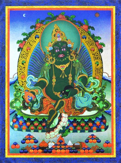 Постер Зеленый Дзамбала (30 x 40 см)