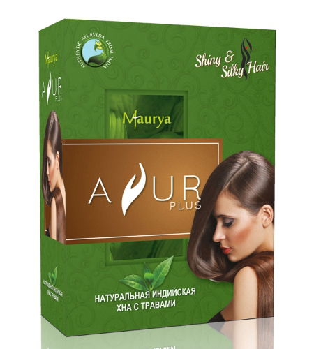 Натуральная индийская хна с травами AYUR Plus (50 г)