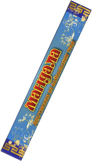 Купить Конусное благовоние Мандала, 13 конусов по 2 см, голубая пачка в интернет-магазине Ариаварта