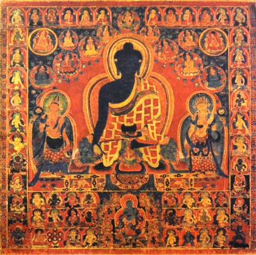 Плакат Будда Медицины (30 х 30 см)