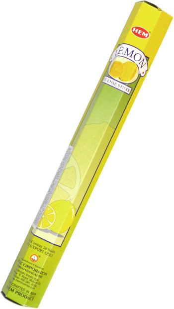 Купить Благовоние Lemon (Лимон), 20 палочек по 24 см в интернет-магазине Ариаварта
