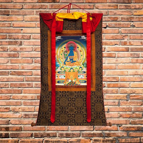 Тханка Будда Медицины (96 x 134 см)