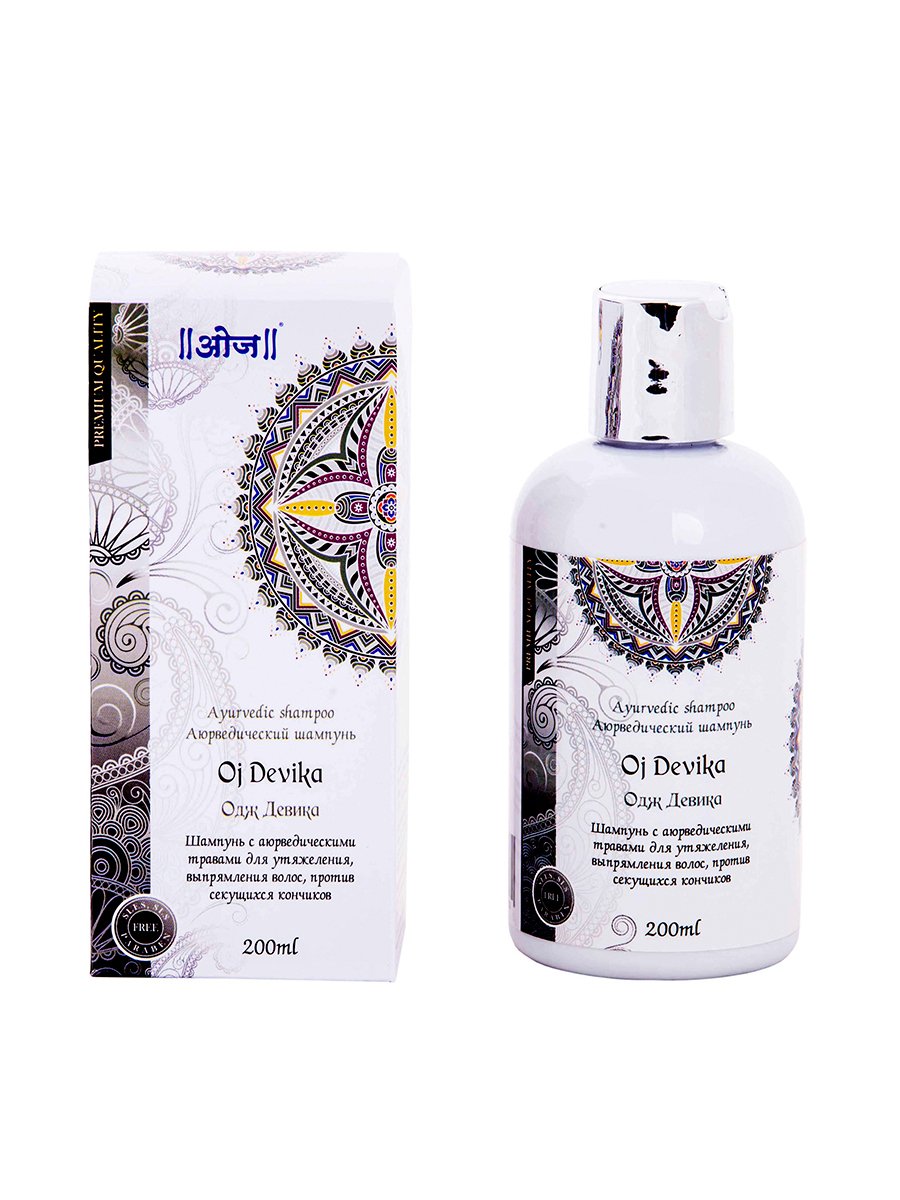 Купить Аюрведический шампунь Одж Девика (Oj Devika Shampoo) 200 мл в интернет-магазине #store#