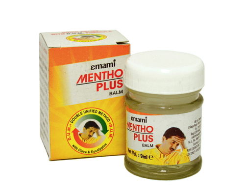 Бальзам от простуды и боли Менто Плюс (Mentho Plus Balm) 9 мл