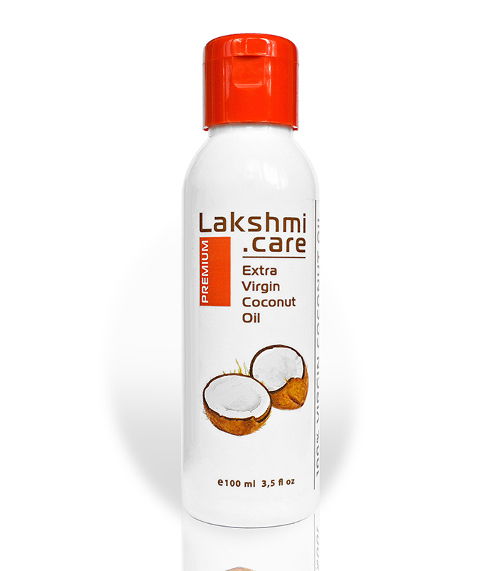 Кокосовое масло Premium Lakshmi Care, Extra Virgin Coconut Oil (100 мл)