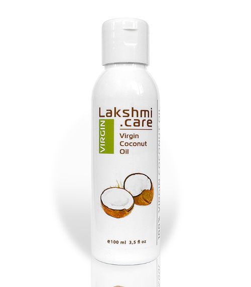 Кокосовое масло Virgin Lakshmi Care, Virgin Coconut Oil (100 мл)