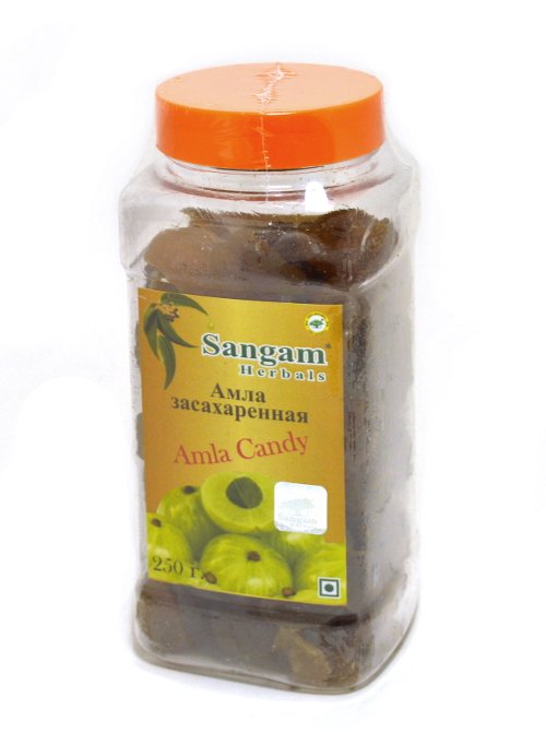 Амла засахаренная Sangam Herbals (250 г)