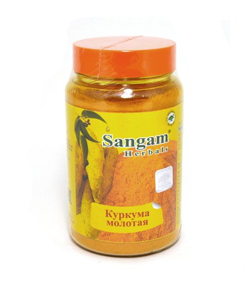 Куркума молотая Sangam Herbals (140 г)
