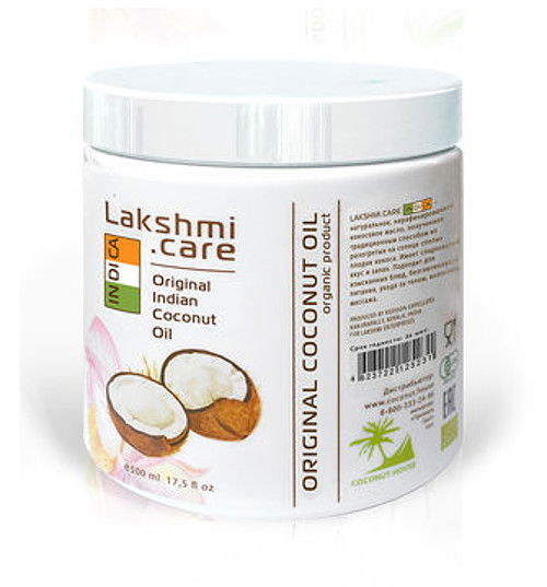 Кокосовое масло Indica Lakshmi Care, Original Indian Coconut Oil (500 мл)