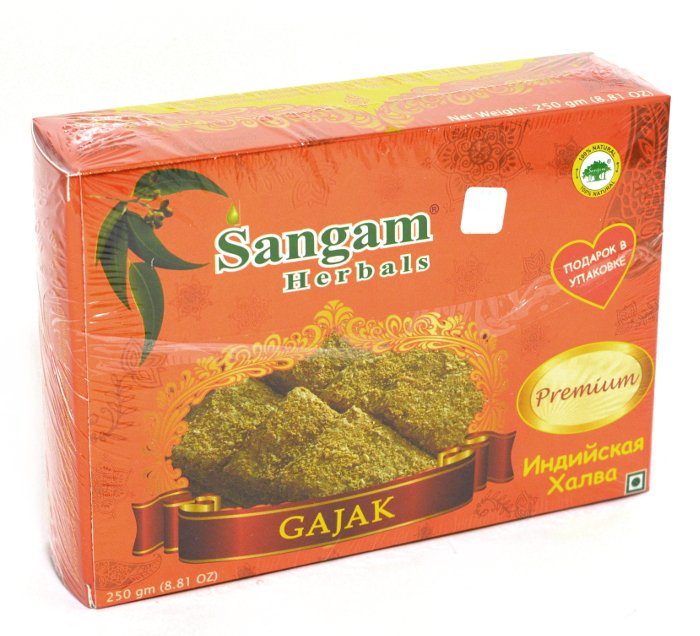 Купить Халва индийская Gajak (Гаджак) Sangam Herbals (250 г) в интернет-магазине Ариаварта