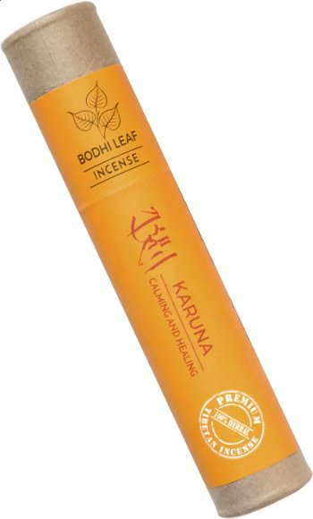 Благовоние Bodhi Leaf Incense KARUNA Calming and Healing (Успокаивающее и исцеляющее), 23 палочки по 16 см