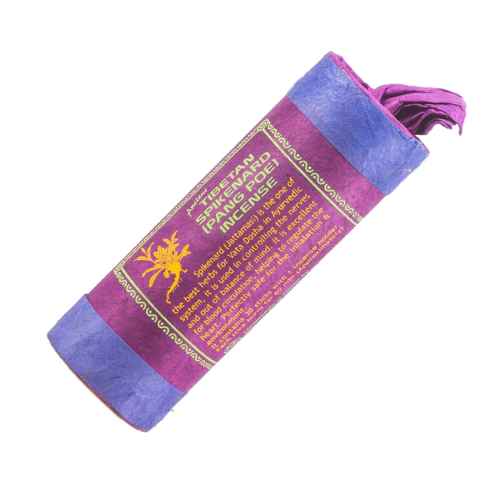 Купить Благовоние Tibetan Spikenard Pang Poe Incence / нард, 30 палочек по 11,5 см в интернет-магазине Ариаварта