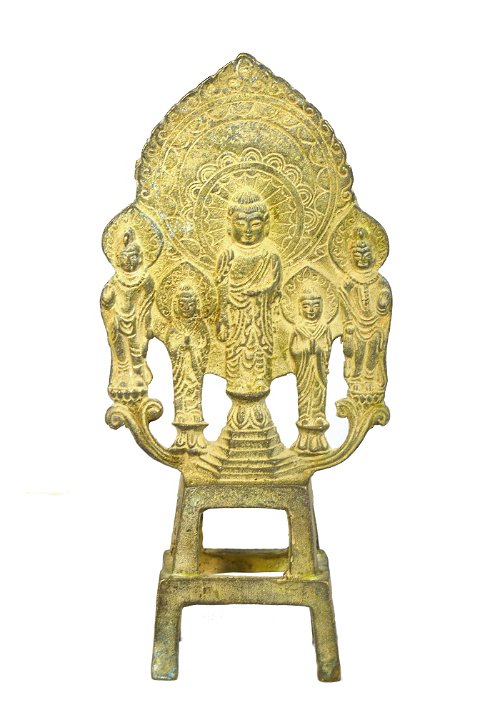 Статуэтка Будды Шакьямуни и 4-х архатов, 22,8 см