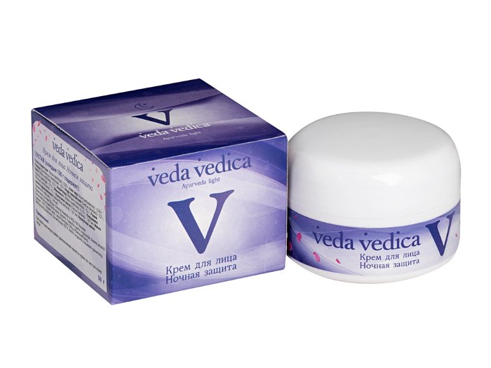 Крем для лица "Ночная защита" Veda Vedica (50 г). 
