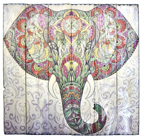 Изображение на досках Слон (55 x 57 x 4 см)