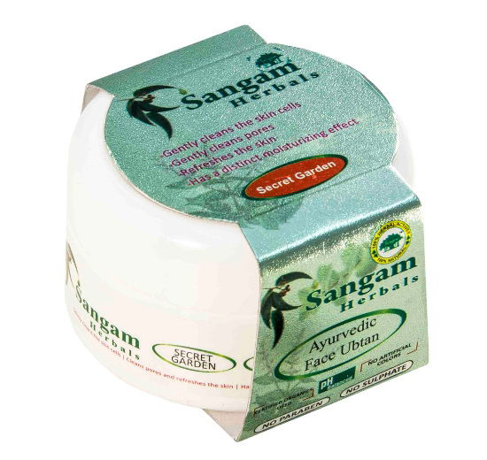 Скраб для лица аюрведический сухой (uptan) Sangam Herbals (Secret Garden)