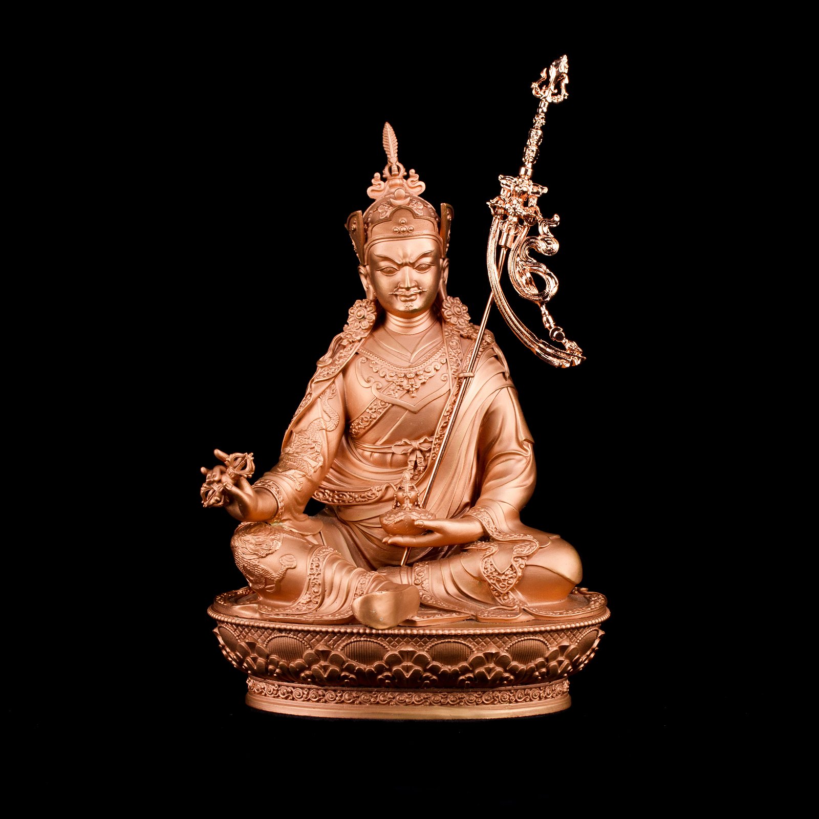 Статуэтка Падмасамбхавы (Гуру Ринпоче), 16 см. 