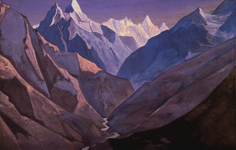 Гора М. Лахул. Репродукция В2 (плакат)