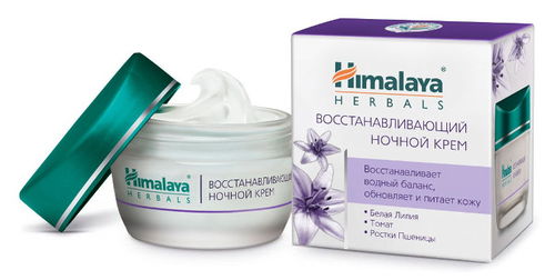 Восстанавливающий ночной крем Himalaya Herbals (50 г)