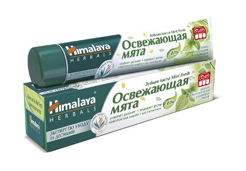 Зубная паста Освежающая мята Himalaya Herbals, 75 мл