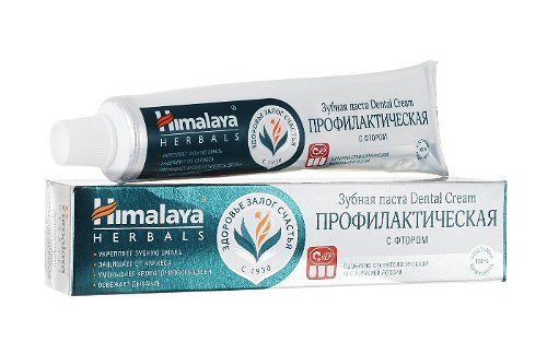 Зубная паста Профилактическая с фтором Himalaya Herbals, 100 г