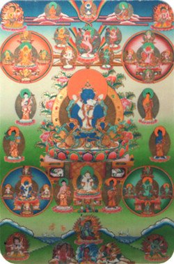 Наклейка "Будда Акшобхья" (5 x 7,5 см)