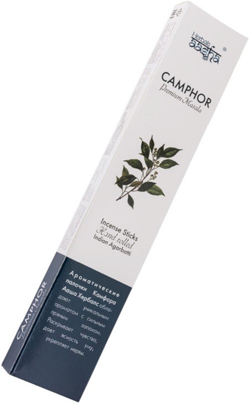 Благовоние Camphor Herbals AASHA, 10 палочек по 21 см