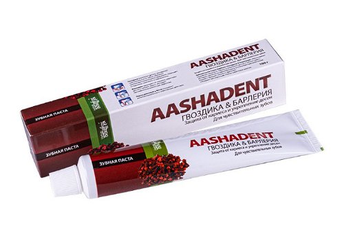 Зубная паста гвоздика и барлерия AASHADENT (100 г)